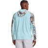 imageUnder Armour Mens Isochill Shore Break Camo HoodieRealtree Cov3 989Rift Blue