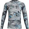 imageUnder Armour Mens Isochill Shore Break Camo HoodieUa Hydro Camo 995Pitch Gray