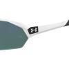 imageUnder Armour Mens Playmaker Wrap SunglassesWhiteBlack