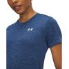 imageUnder Armour Womens Tech Twist Short Sleeve Crew402 Blue Atlantis   White