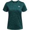 imageUnder Armour Womens Tech Twist Short Sleeve Crew449 Hydro Teal  Coastal Teal  White