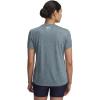 imageUnder Armour Womens Tech Twist Short Sleeve Crew587 Jasper Blue   White