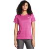 imageUnder Armour Womens Tech Twist Short Sleeve Crew672 Super Pink   White