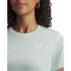 imageUnder Armour Womens Tech Twist Short Sleeve Crew703 Refresh Mint   White