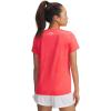 imageUnder Armour Womens Tech Twist Short Sleeve Crew714 Racer Red   White