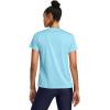 imageUnder Armour Womens Tech Twist Short Sleeve Crew914 Sky Blue  White  Capri
