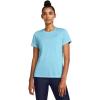 imageUnder Armour Womens Tech Twist Short Sleeve Crew914 Sky Blue  White  Capri