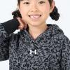 imageUnder Armour girls Rival Fleece Printed Hoodie001 Black   White