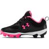 imageUnder Armour UnisexChild Glyde Rm Jr Softball ShoeBlackCerise