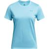 imageUnder Armour Womens Tech Twist Short Sleeve Crew914 Sky Blue  White  Capri
