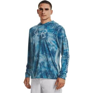 imageUnder Armour Mens Isochill Shore Break Camo HoodieDeep Sea 458Tent