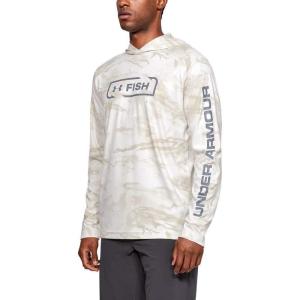 imageUnder Armour Mens Isochill Shore Break Camo HoodieOnyx White