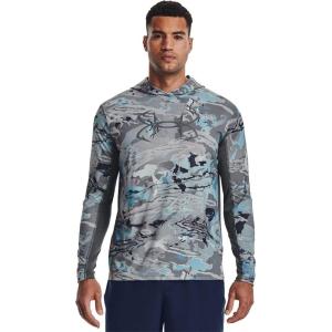 imageUnder Armour Mens Isochill Shore Break Camo HoodieUa Hydro Camo 995Pitch Gray