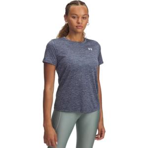 imageUnder Armour Womens Tech Twist Short Sleeve Crew044 Downpour Gray   White