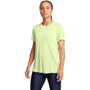 imageUnder Armour Womens Tech Twist Short Sleeve Crew383 Retro Green   White