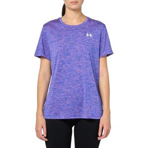 imageUnder Armour Womens Tech Twist Short Sleeve Crew400 Team Royal  Aero Pink  White
