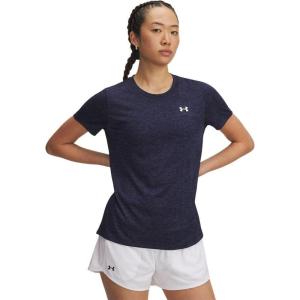 imageUnder Armour Womens Tech Twist Short Sleeve Crew410 Midnight Navy   White