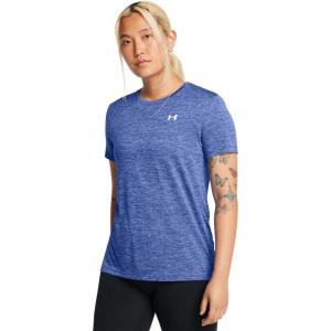 imageUnder Armour Womens Tech Twist Short Sleeve Crew432 Tech Blue   White