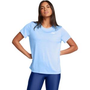 imageUnder Armour Womens Tech Twist Short Sleeve Crew465 Horizon Blue   White
