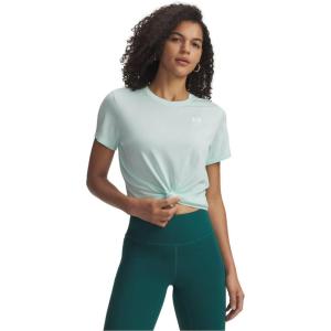 imageUnder Armour Womens Tech Twist Short Sleeve Crew703 Refresh Mint   White