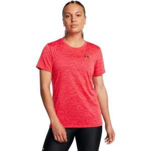 imageUnder Armour Womens Tech Twist Short Sleeve Crew713 Racer Red   Black