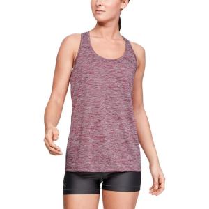 imageUnder Armour Womens Tech VNeck Twist ShortSleeve TShirtLevel Purple 570Metallic Silver