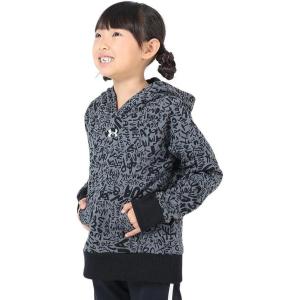 imageUnder Armour girls Rival Fleece Printed Hoodie001 Black   White