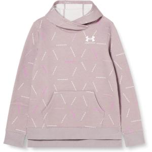 imageUnder Armour girls Rival Fleece Printed HoodieSlate Purple 585Exotic Bloom