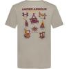 imageUnder Armour Boys Short Sleeve Shirt Crewneck Lightweight and Breathable OutdoorBeige