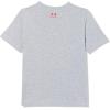 imageUnder Armour Boys Short Sleeve Shirt Crewneck Lightweight and Breathable OutdoorMod Gray  Freedom Bass Ss