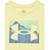 imageUnder Armour Boys Short Sleeve Shirt Crewneck Lightweight and Breathable OutdoorSonic Yellow Land Scan Logo