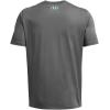 imageUnder Armour Mens Fish Hook Logo Tee025 Castlerock   Radial Turquoise
