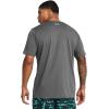 imageUnder Armour Mens Fish Hook Logo Tee025 Castlerock   Radial Turquoise