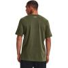 imageUnder Armour Mens Fish Hook Logo Tee390 Marine Od Green   Khaki Gray