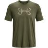 imageUnder Armour Mens Fish Hook Logo Tee390 Marine Od Green   Khaki Gray