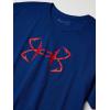 imageUnder Armour Mens Fish Hook Logo TeeAmerican Blue 449Red