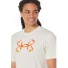imageUnder Armour Mens Fish Hook Logo TeeStone 279Blaze Orange
