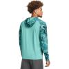 imageUnder Armour Mens Isochill Shore Break Camo Hoodie482 Radial Turquoise  Radial Turquoise  Sonic Yellow