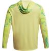 imageUnder Armour Mens Isochill Shore Break Camo Hoodie727 Sonic Yellow  Coastal Teal  Coastal Teal