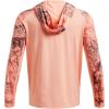 imageUnder Armour Mens Isochill Shore Break Camo Hoodie897 Aero Orange   Fresh Clay