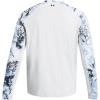 imageUnder Armour Mens Isochill Shorebreak Camo Long Sleeve475 Carolina Blue  Halo Gray  Black