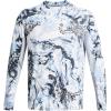 imageUnder Armour Mens Isochill Shorebreak Camo Long Sleeve475 Carolina Blue  Halo Gray  Black