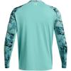 imageUnder Armour Mens Isochill Shorebreak Camo Long Sleeve482 Radial Turquoise  Radial Turquoise  Sonic Yellow