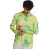imageUnder Armour Mens Isochill Shorebreak Camo Long Sleeve727 Sonic Yellow  Coastal Teal  Coastal Teal