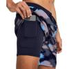 imageUnder Armour Mens Shorebreak 2in1 Boardshorts410 Midnight Navy  Gravel  Midnight Navy