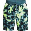 imageUnder Armour Mens Shorebreak 2in1 Boardshorts414 Static Blue  Lime Surge  Mod Gray