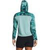 imageUnder Armour Womens Isochill Shorebreak Hoodie482 Radial Turquoise  Circuit Teal  Circuit Teal