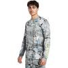 imageUnder Armour Mens Isochill Shorebreak Camo Long Sleeve012 Pitch Gray  Pitch Gray  Lime Surge