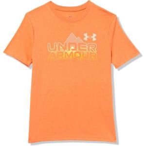 imageUnder Armour Boys Short Sleeve Shirt Crewneck Lightweight and Breathable OutdoorFire Ua Word Mark