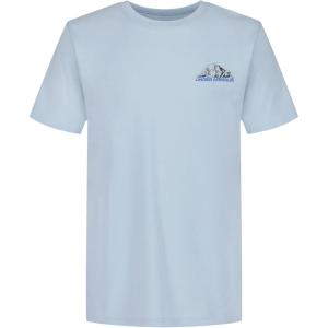 imageUnder Armour Boys Short Sleeve Shirt Crewneck Lightweight and Breathable OutdoorLight Blue FrontBack Tee